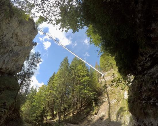 Chessiloch Hängebrücke